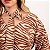 Blusa Estampada Manga Longa Com Laço Feminina - Imagem 3