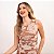 Regata Em Tule Estampado Com Franzido Feminina - Imagem 7