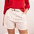 Short Listrado com Cinto Trançado Feminino - Imagem 4