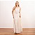 Vestido Longo Com Faixa E Barra Laise Bordado - Imagem 1
