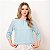 Blusa Manga 7/8 Com Franzidos Feminina - Imagem 5