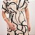 Vestido Longo Manga Morcego Estampado - Imagem 2