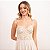 Vestido Midi Laise Bordado Com Alças Finas - Imagem 2
