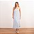 Vestido Midi Listra Texturizada Com Recorte No Busto - Imagem 3