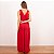 Vestido Longo Decote V Transpassado Com Amarração - Imagem 5