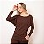 Blusa Manga Morcego Decote Canoa Feminina - Imagem 2