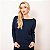 Blusa Manga Morcego Decote Canoa Feminina - Imagem 10