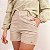 Short Com Bolso Faca E Elástico No Cós Feminino - Imagem 3