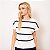 Blusa Tricot Listrada Manga Morcego Feminina - Imagem 7