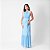 Vestido Longo Com Pregas E Amarração - Imagem 4