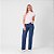Calça Jeans Reta Cinco Bolsos Feminina - Imagem 2