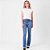 Calça Jeans Boot Cut Estonada Com Elastano Feminina - Imagem 7