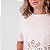 Blusa Manga Curta Com Bordado Frontal Feminina - Imagem 3