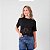Blusa Manga Curta Com Bordado Frontal Feminina - Imagem 8