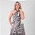 Vestido Midi Estampado Alça Com Amarração - Imagem 4
