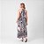 Vestido Midi Estampado Alça Com Amarração - Imagem 9