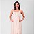 Vestido Longo Bordado com Alça e Faixa - Imagem 3