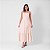 Vestido Longo Bordado com Alça e Faixa - Imagem 1