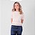 Blusa Tricot Com Listras Manga Curta Feminina - Imagem 5