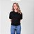 Blusa Tricot Gola Polo Manga Morcego Feminina - Imagem 9