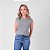 Blusa Tricot Decote Redondo Sem Manga Feminina - Imagem 3
