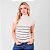 Blusa Tricot Gola Alta Sem Manga Feminina - Imagem 8