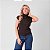 Blusa Tricot Gola Alta Sem Manga Feminina - Imagem 2