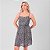 Vestido Curto Estampa Liberty Com Pregas E Faixa - Imagem 3