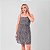 Vestido Curto Estampa Liberty Com Pregas E Faixa - Imagem 4