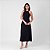 Vestido Midi Evasê Cava Americana Com Detalhe Viés Na Frente - Imagem 6
