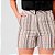 Short Em Linho Listrado Com Bolsos Feminino - Imagem 4