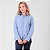 Camisa Manga Longa Em Viscose Com Martingale Feminina - Imagem 2