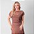 Vestido Midi Em Tule Assimétrico Com Franzidos - Imagem 2