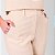 Calça Reta Cós Com Elástico Bolso Faca E Lapelas Feminina - Imagem 5