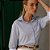 Camisa Listrada Manga Longa com Elastano Feminina - Imagem 2