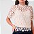 Blusa Renda Com Manga E Gola Feminina - Imagem 2