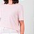 Blusa Decote Redondo Listrada Com Elastano Feminina - Imagem 4