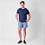 Short Em Linho Cós Elástico Com Cordão Masculino - Imagem 1