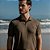 Polo Texturizada Com Detalhe Em Contraste Masculina - Imagem 4