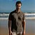 Polo Texturizada Com Detalhe Em Contraste Masculina - Imagem 3