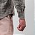 Camisa Manga Longa Algodão Listrado Masculina - Imagem 8
