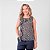 Blusa Sem Manga Com Babados Estampa Liberty Feminina - Imagem 1