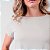 Blusa Viscose Flamê Decote Redondo Manga Curta Feminina - Imagem 5