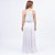 Vestido Longo Com Franzidos E Detalhes Em Guipir Feminino - Imagem 8