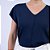 Blusa Tricot Decote V Ampla com Nervura Feminina - Imagem 3