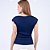 Blusa Tricot Manga Curta Sem Cava Feminina - Imagem 4