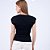 Blusa Tricot Manga Curta Sem Cava Feminina - Imagem 7