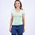 Blusa Tricot Manga Curta Sem Cava Feminina - Imagem 8
