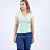 Blusa Tricot Manga Curta Sem Cava Feminina - Imagem 9