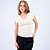 Blusa Tricot Manga Curta Sem Cava Feminina - Imagem 12
